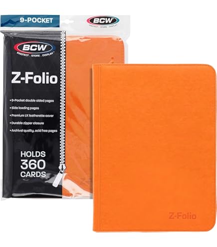 Amazon.com: BCW Z-Folio 12-Pocket LX USA Portfolio Binder Zip for